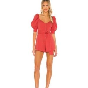 PRIVACY PLEASE Love Note Romper - Size extra small